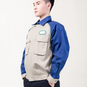 Ensembles d'uniformes de travail respirants pour hommes Production OEM dans le monde entier du fabricant vietnamien Emballage en poly-sac - Product Image 2