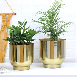 Pots de jardinière tendance de l'industrie Design classique Métal Aluminium Taille personnalisée Forme Couleur Utilisations dans la décoration intérieure et le jardinage - Product Image 6