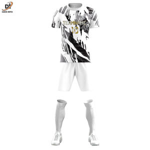 OEM vente en gros 100% polyester respirant uniformes de football ensemble de haute qualité pour enfants impression de logo personnalisé - Product Image 2