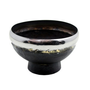 Bol de service alimentaire de forme ronde en fer de conception standard cuisine finie argentée et bols de service et décoratifs de table en vrac faits à la main - Product Image 5