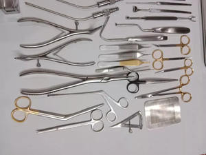 Juego de instrumentos quirúrgicos de nariz alemana, acero inoxidable, 50 Uds., fuente de alimentación Manual, aprobado por CE ISO, cirugía plástica de rinoplastia usada - Product Image 5