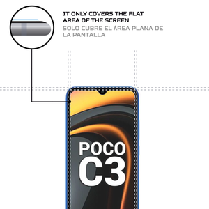 ฟิล์มกันกระแทกสำหรับ Xiaomi Poco C3 อุปกรณ์เสริมมือถือที่ทนทานและดูดซับแรงกระแทก - Product Image 3