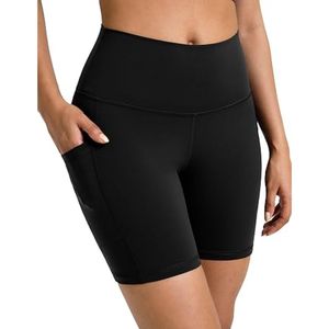 Shorts de Yoga para Mujer, Cintura Alta, Sin Costuras, Efecto Levanta Glúteos, Secado Rápido, Elásticos en 4 Direcciones, Transpirables, para Gimnasio y Entrenamiento, Diseño Sólido Personalizado - Product Image 5