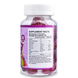 Gomitas de biotina <span class=keywords><strong>5000</strong></span> Mcg, sin azúcar, con vitaminas para el cabello, en venta - Product Image 2