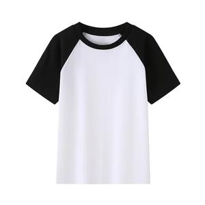Camiseta para niños Camiseta de manga corta de algodón con cuello redondo de alta calidad para niños Camiseta para niños con logotipo personalizado - Product Image 4