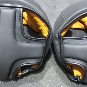 หมวกมวยหนังผู้ชายดีไซน์ทันสมัยน้ำหนักเบาทนทานปรับได้ป้องกันรอยยับระบายอากาศใส่สบาย - Product Image 6