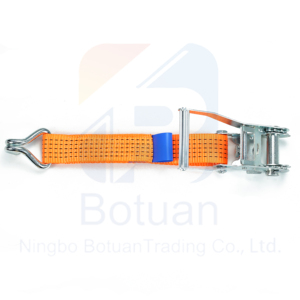 En121952 5Ton Cargo Lashing Ratchet Tie Xuống Dây Đeo Tiedown Ratchet Dây Đeo Đôi <span class=keywords><strong>J</strong></span> Móc Ratchet Lashing Dây Đeo - Product Image 4