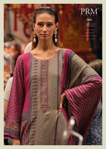 Colección de Trajes Salwar con Estampados Digitales de Pashmina de Viscosa, Catálogo Completo Disponible a Precio de Mayoreo, Colección Premium. - Product Image 4