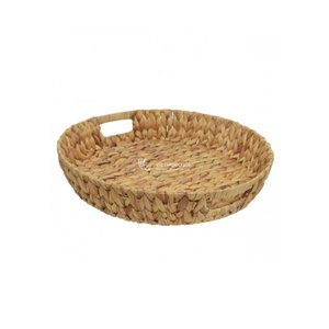 Plateau de service artisanal en jacinthe d'eau Viettimecraft pour le marché d'exportation, plateau de service pour la cuisine, artisanat vietnamien - Product Image 4