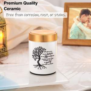 Urnas pequeñas para cenizas humanas, urnas de cremación de recuerdo, tamaño personalizado para cenizas, recuerdos para cenizas, funeral conmemorativo, grabado en blanco - Product Image 3