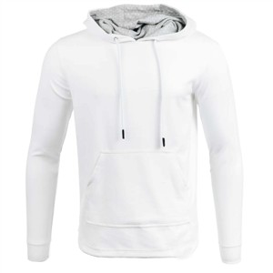 Vente en gros OEM Sweat à capuche fuselé ajusté pour hommes Street Wear Pull à manches longues avec coupe ample et tissu polaire imprimé graphique - Product Image 1