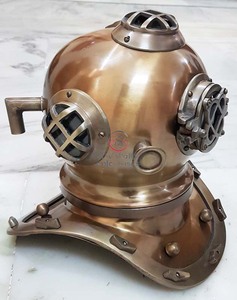 Casco de buceo para buzos de latón marino coleccionable, casco de buceo náutico de aguas profundas HECHO DE Metal con acabado de buceo - Product Image 2