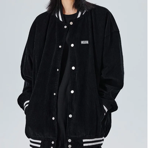 Veste universitaire de baseball personnalisée pour hommes de haute qualité en cuir PU matelassé coton imprimé tissu hiver chaud grande taille Design Spandex - Product Image 3