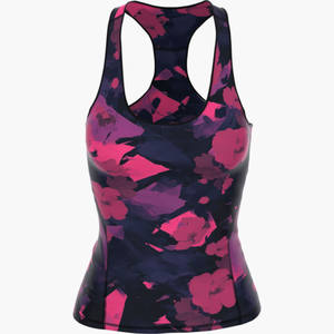 Camiseta Deportiva Personalizada al por Mayor para Mujer, Camiseta sin Mangas Sublimada, Camiseta Deportiva Personalizada, Ropa Deportiva, Camiseta de Fitness - Product Image 1