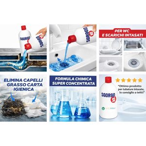 น้ำยาล้างท่อ HM Professional ขนาด 3.8 กก. สำหรับห้องน้ำและท่อระบายน้ำอุดตัน ช่วยละลายเส้นผมและคราบไขมัน - Product Image 1