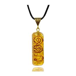 Collier avec pendentif en cristal d'orgonite, 50 pièces, magasin de 2022, Protection de l'orgonite, collier avec Ch - Product Image 1