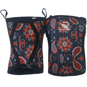 Genouillère de compression en néoprène respirant de 7 mm, couleur personnalisée, haute résistance, pour la musculation - Product Image 1