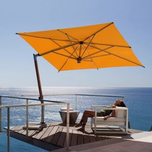 Parasol de terrasse géant robuste, imperméable, au design de marché, auvent de protection solaire, parasol de luxe pour complexe hôtelier, bord de piscine, jardin et café - Product Image 2