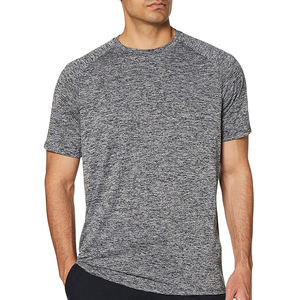 T-shirt uni à col rond pour homme en coton doux idéal pour une tenue décontractée ou une impression personnalisée, confortable, élégant et disponible - Product Image 1