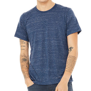Bella Canvas Camiseta de manga corta con cuello redondo para hombre Camisetas para hombre Transpirables - Product Image 4