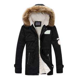 Chaqueta Parka de invierno para hombre, venta al por mayor, abrigo grueso impermeable para exteriores con piedra de relleno de algodón en chaquetas para hombre - Product Image 1