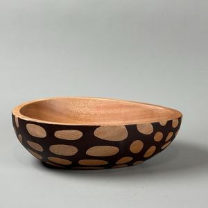 Decorative Natural Mango Wood Salad Bowl Stylish Handmade Eco-Friendly Party Dining <b>Table</b> Gift - Product Image 1