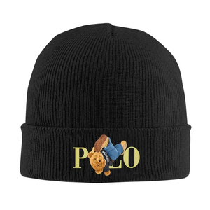 2025 logotipo bordado y nombre invierno al aire libre Jacquard Knit Skull Cap con logotipo bordado gorro cálido con puños para Unisex - Product Image 1