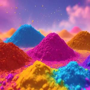 Polvo de color Holi Biodegradable Ecológico Hecho a mano Impermeable Colores personalizados Seguro para la piel Uso en exteriores Precio de fábrica - Product Image 1