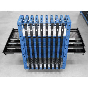 GPPH <b>Trolley</b> L 1000x800x1130mm <b>tool</b> <b>trolley</b> with 8 drawers, 28mm holes - Product Image 3
