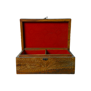 Boîte à bijoux en bois moderne artisanale Horticlub pour la décoration intérieure/extérieure du salon - Product Image 1