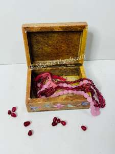 Vente en gros belle conception florale incrustation de marbre naturel boîtes à bijoux faites à la main avec une bonne qualité meilleur prix disponible - Product Image 5