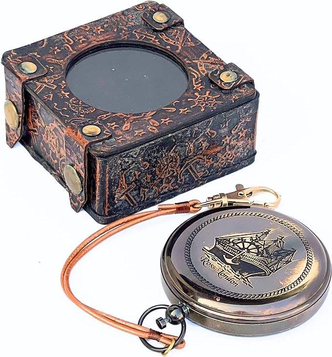 Brass antique & brown