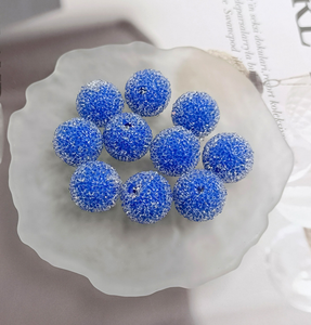 Kovict Cuentas de Azúcar Acrílicas con Diamantes de Imitación Gradiente, Cuentas Gruesas Redondas para Fabricación de Bolígrafos - Product Image 6