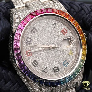 นาฬิกาเพชรมอยส์ซอไนท์เหมาะสำหรับให้เป็นของขวัญหรือสไตล์ส่วนตัว - Product Image 2