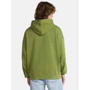Sweat-shirt à capuche en polaire surdimensionné pour hommes avec poches Automne Hiver Casual Solid Color Pullover - Product Image 2