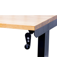 Banc de travail convertible moderne de 117 cm à hauteur réglable, silencieux, pour mécaniciens, garages et ateliers industriels (vente en gros)