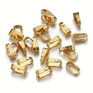 Fournisseur de gros Ensemble de fermoirs à boucle en acier inoxydable Fabricant de pendentifs Connecteurs à breloques Fermoirs à clip Fermoirs à pendentif en or - Product Image 1