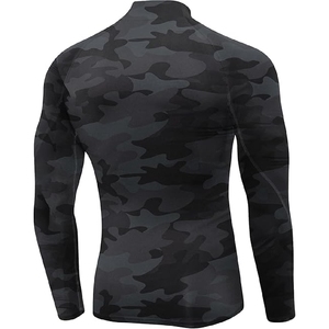 Rash guards de gym pour hommes, logo personnalisé, manches longues, BJJ, spandex, MMA, sublimé, nouveauté 2025 - Product Image 5