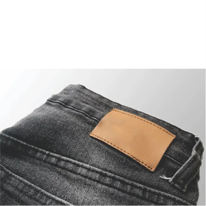Pantalones Vaqueros Negros Lisos de Alta Calidad para Hombre, Pantalones Vaqueros Anchos y Holgados para Hombre - Product Image 5