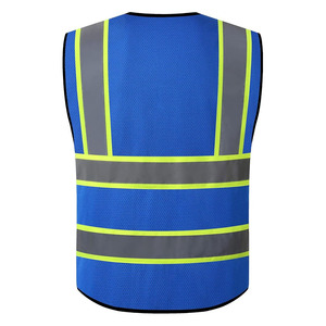 เสื้อกั๊กป้องกันการมองเห็นได้ชัดเจนปรับแต่งได้พร้อมโลโก้สะท้อนแสง - Product Image 5
