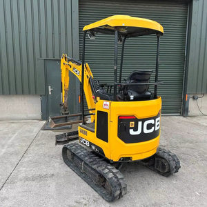 Miniexcavadora JCB de 1,8 toneladas, miniexcavadora usada, excavadora sobre orugas con accesorio de cubo, peso operativo, núcleo de bomba de motor - Product Image 1