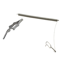 Yasargil Gelea Crochet à ressort manuel en acier inoxydable pour microchirurgie neurochirurgicale, anévrisme, chirurgie cérébrale
