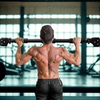 Barre de traction et de musculation murale en acier inoxydable HSC pour usage domestique - Modèle antidérapant et durable XT-01 - Garantie 1 an