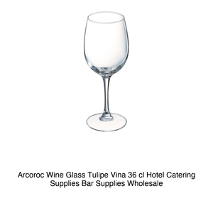 Verre à vin Arcoroc Tulipe Vina 36 cl Fournitures hôtelières Fournitures de bar Vente en gros - Product Image 2