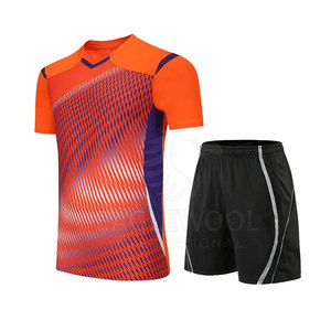 Uniforme de Tenis para Hombre de Primera Calidad, Estampado, Manga Corta, Logotipo Frontal, 100% Poliéster, Transpirable, Secado Rápido, Conjuntos para Deportes al Aire Libre - Product Image 1