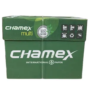 Papel de copia A4, papel de copiadora Chamex, Blanco barato para suministros a granel, 80gsm, 75gs
