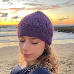 Invierno cálido cómodo Mohair Beanies sombreros para la venta en línea Venta caliente calidad superior Mohair Beanies sombreros - Product Image 1