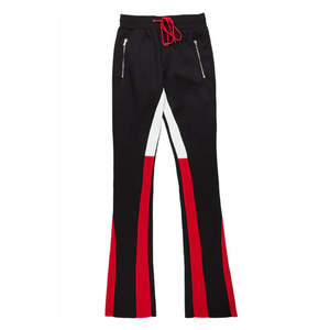 Pantalon de jogging pour homme, uni, respirant, taille haute, avec cordon de serrage, pour l'entraînement, la salle de sport, le sport, en coton et polyester, survêtement - Product Image 5