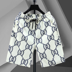 Pantalones cortos de estilo premium para hombre en Stitchmode Pantalones cortos casuales para hombre con bolsillos Pantalones cortos estampados de playa de verano para hombre - Product Image 1