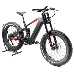 Authentic Full Suspension Fork Carbon Fiber Frame EMTB Electric <b>Fat</b> <b>Tyre</b> <b>Mountain</b> <b>Bike</b> Ebike with 48V 15Ah Battery - Product Image 3